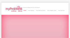 Desktop Screenshot of mypinkwink.com