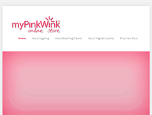 Tablet Screenshot of mypinkwink.com